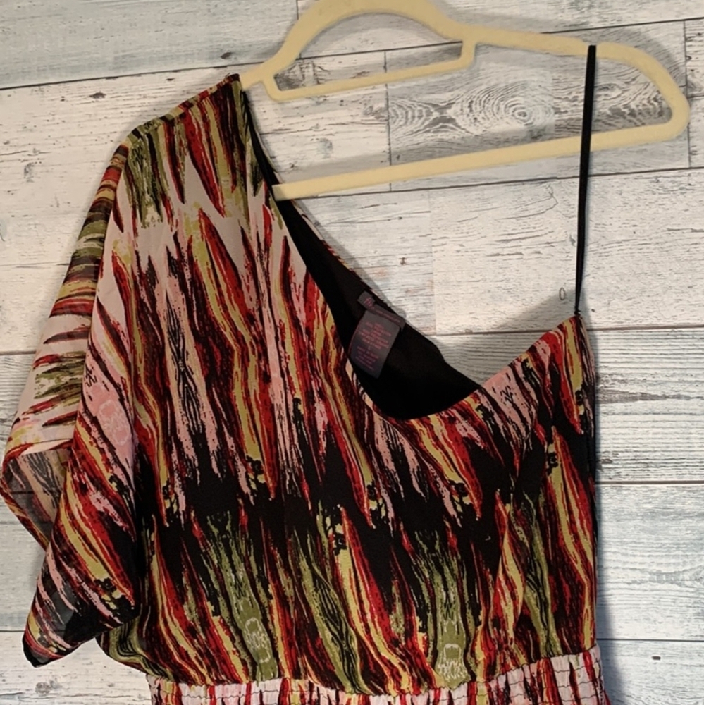 Boho Chic Flowy Maxi Dress NWOT Size L - Picture 3 of 10